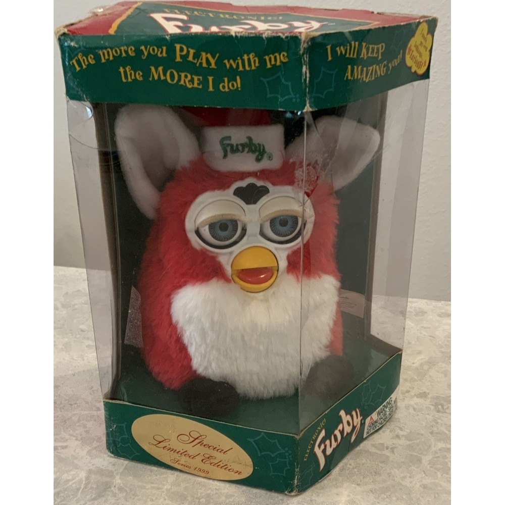 Vintage 1999 Tiger Electronics Special Limited Edition Christmas Furby - 70-855